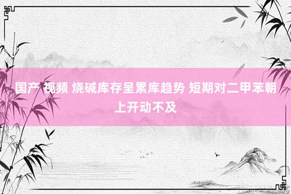 国产 视频 烧碱库存呈累库趋势 短期对二甲苯朝上开动不及